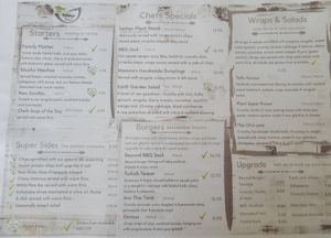 Updated menu at Balance Bowl in Gzira