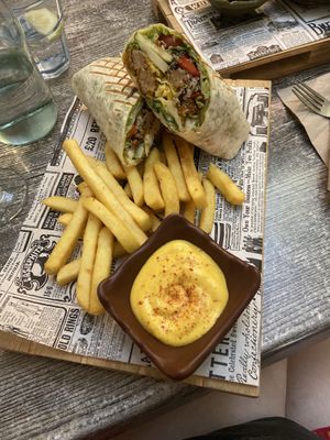 Plant Super Power Wrap at Balance Bowl in Gzira