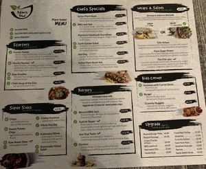 Menu at Balance Bowl in Gzira