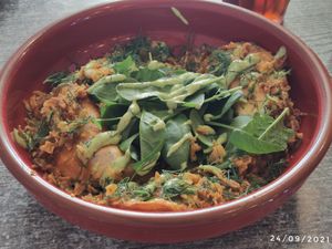 Homemade dumplings at Balance Bowl in Gzira