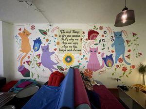 Cats 😻 at Balance Bowl in Gzira