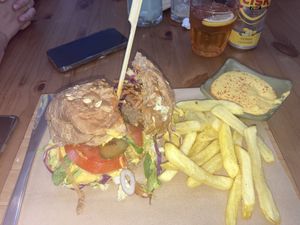 Bbq jackfruit burger  at Balance Bowl in Gzira