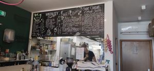 Kitchen and main menu at Balance Bowl in Gzira