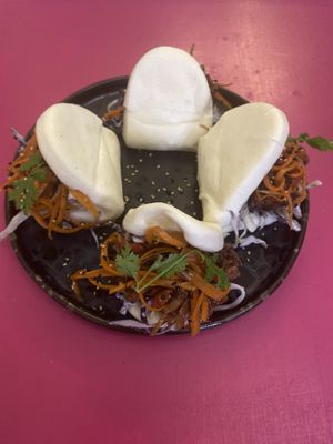 Bao with “duck"  at Balance Bowl in Gzira