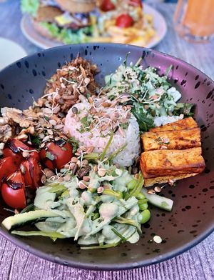 Buddha bowl #Veganuary at Balance Bowl in Gzira