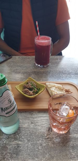 Broad bean spread at Balance Bowl in Gzira