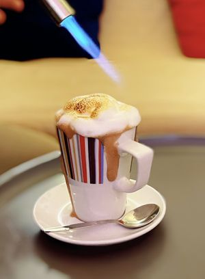 Winter menu hot chocolate with meringue  #Veganuary at Balance Bowl in Gzira