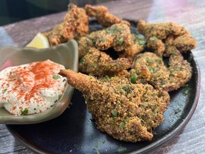 Mushroom wings  at Balance Bowl in Gzira