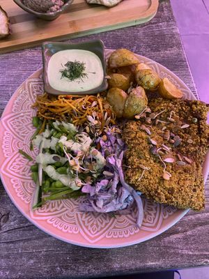 Schnitzel  at Balance Bowl in Gzira