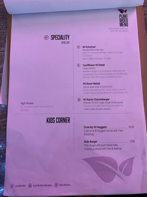 Menu  at Balance Bowl in Gzira