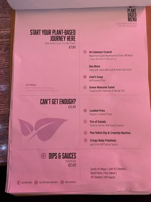Menu  at Balance Bowl in Gzira