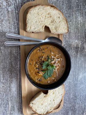 Chefs soup  at Balance Bowl in Gzira