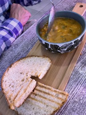 Bean soup  at Balance Bowl in Gzira