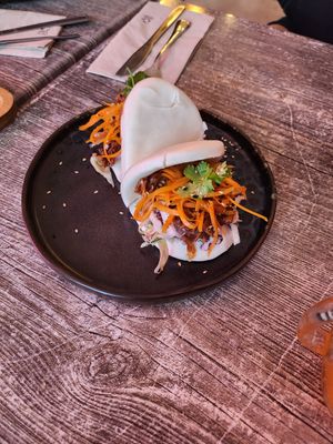 Bao bun at Balance Bowl in Gzira