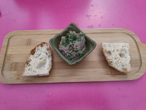 free starter (bean paste)  at Balance Bowl in Gzira