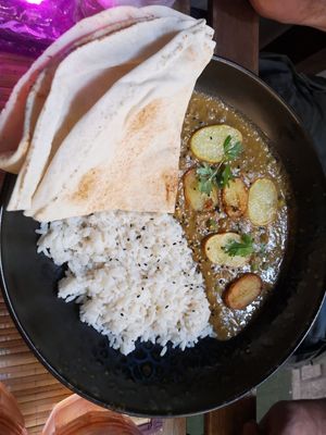 The madras with great potatoes and flavorful taste at Balance Bowl in Gzira