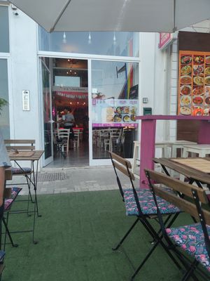 Just a small entrance at Balance Bowl in Gzira