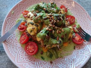 Again the Cauliflower "steak" at Balance Bowl in Gzira