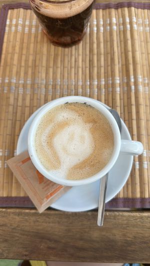 Coffee with oat milk  at Balance Bowl in Gzira
