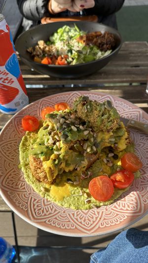 Cauliflower Steak with crispy oyster mushrooms   at Balance Bowl in Gzira