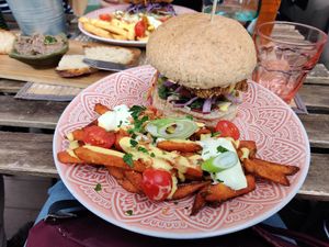 No chicken burger at Balance Bowl in Gzira
