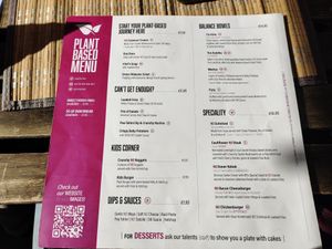 Food menu at Balance Bowl in Gzira