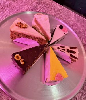 Cake selection   at Balance Bowl in Gzira