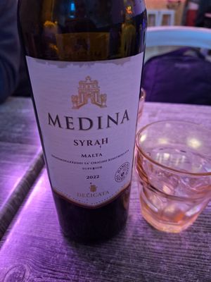 Vegan friendly wine at Balance Bowl in Gzira