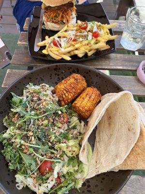 „I‘m Alive“ Bowl (bottom) and „No Chickenburger“ (top)  at Balance Bowl in Gzira