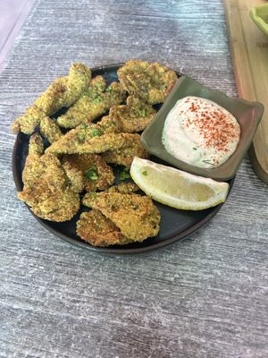Crispy “calamari"  at Balance Bowl in Gzira