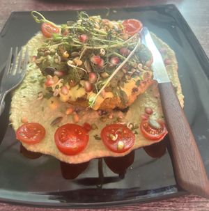 Cauliflower steak  at Balance Bowl in Gzira