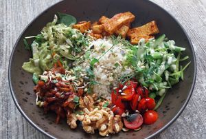 Buddha bowl at Balance Bowl in Gzira