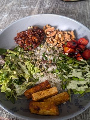 Buddha bowl at Balance Bowl in Gzira