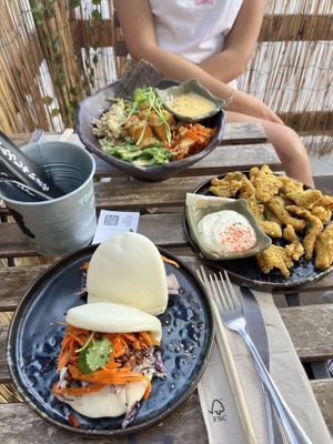 Calamari,buns, protein bowl  at Balance Bowl in Gzira