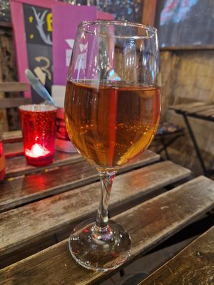 Maltese rose wine at Balance Bowl in Gzira