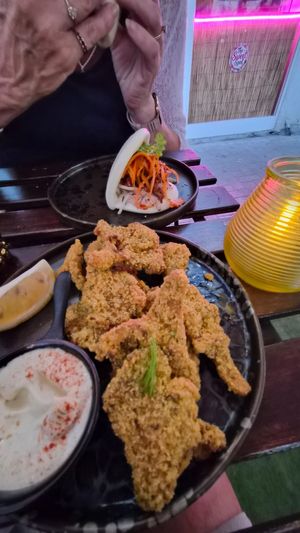 Starters - No Calamari Crunch and Bao Buns at Balance Bowl in Gzira