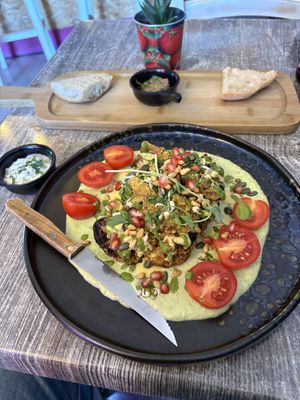 Cauliflower steak  at Balance Bowl in Gzira