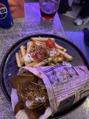 Kebap mit Pommes  at Balance Bowl in Gzira