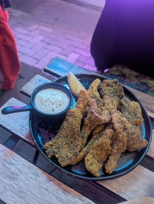 Mushroom calamari at Balance Bowl in Gzira