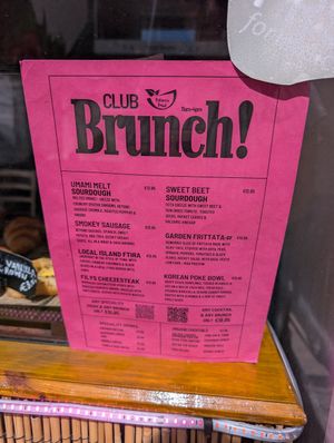 Brunch menu at Balance Bowl in Gzira