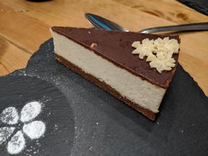 Coconut cake at Balance Bowl in Gzira