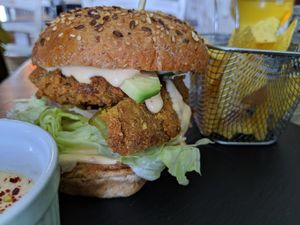 Burger at Balance Bowl in Gzira