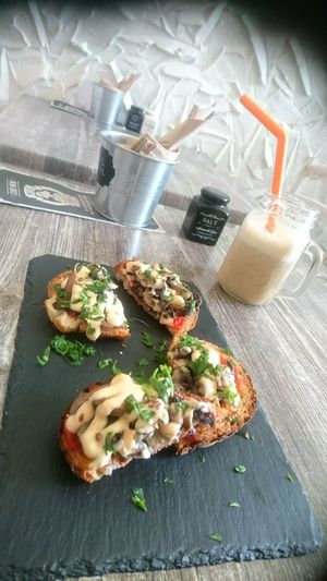 Breakfast toastie and smoothie at Balance Bowl in Gzira