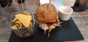 Portobello burger at Balance Bowl in Gzira