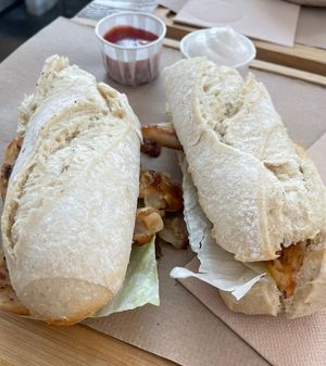 Pepito de no pollo  at Quemedas in Oviedo