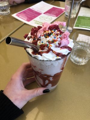 Birthday cake shake  at Kindred NZ in Dunedin
