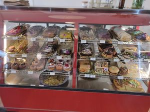 Counter with a lot of things to choose from! at Kindred NZ in Dunedin