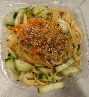 A13 savory peanut noodle  at Loving Hut - Chandler St in Worcester