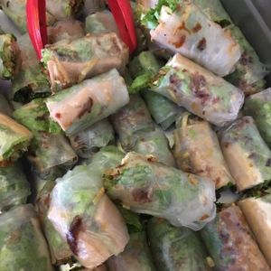 Fresh Rolls on the Buffet  at Loving Hut - Chandler St in Worcester