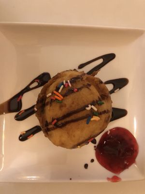 Vegan fried ice cream  at Loving Hut - Chandler St in Worcester
